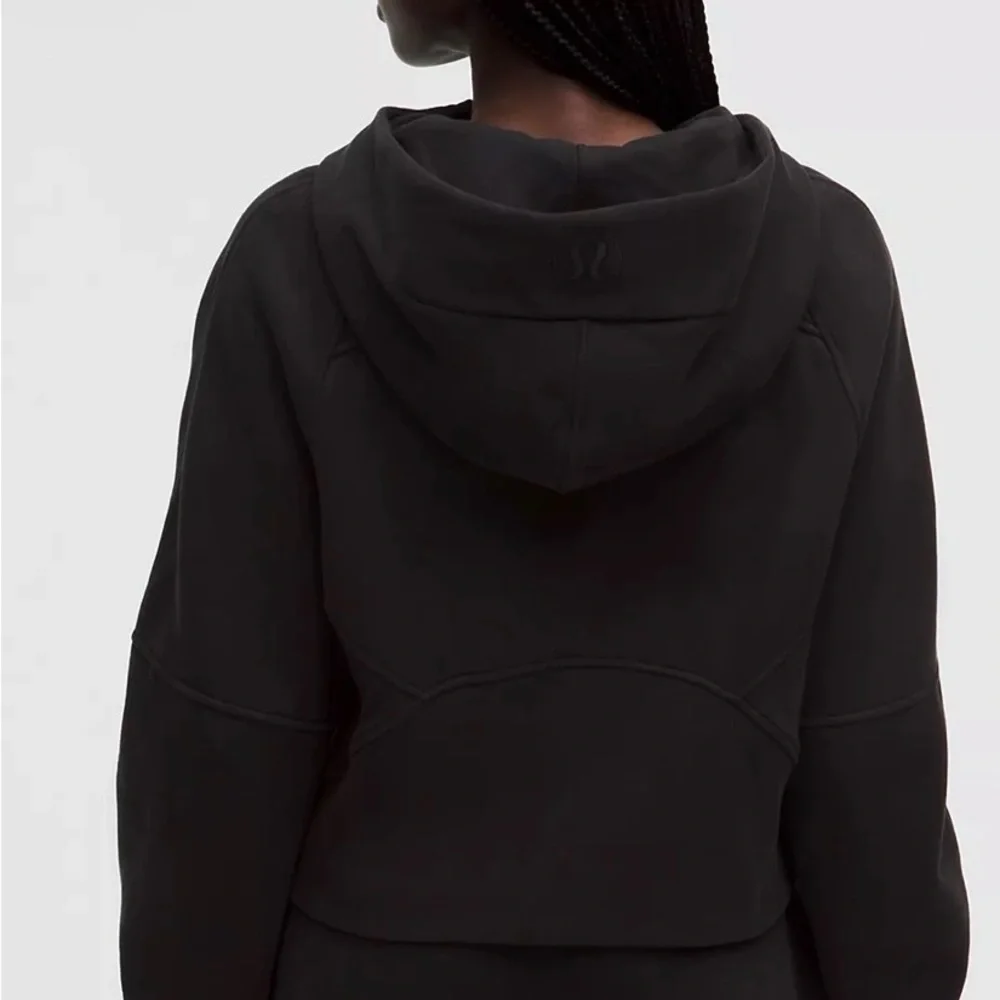 GREAT CONDITION! lululemon athletica oversized half-zip scuba hoodie all black - Picture 5 of 5